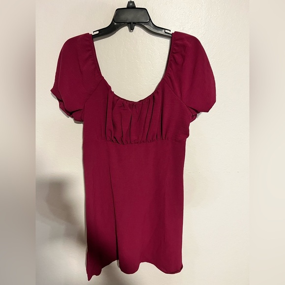 NWT Lily Rose Mini Dress with Tie Detail/Open Back Size L - Picture 1 of 5